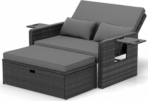 Rattan bed sun - rattan, with