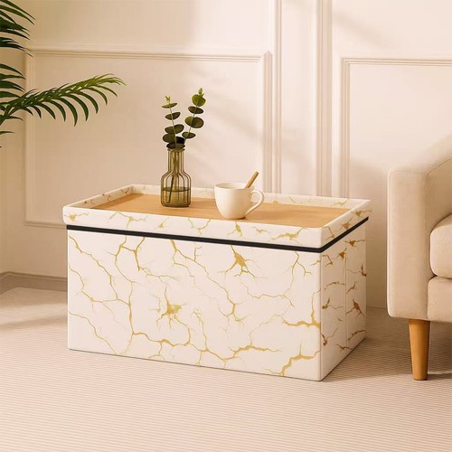 Ottoman storage box - ottoman, with