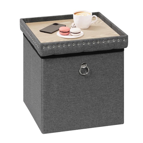 Folding ottoman storage cube - ottoman,