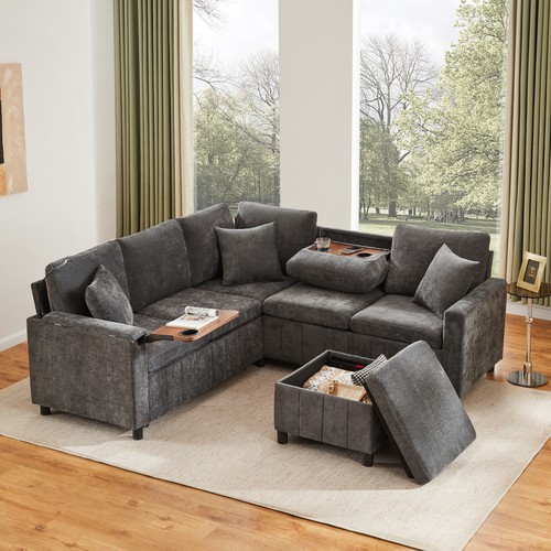 Seater corner sofa - bed,, cup