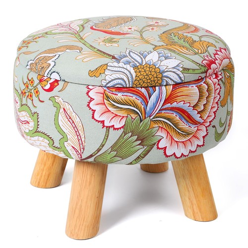 Round storage ottoman with - ottoman,