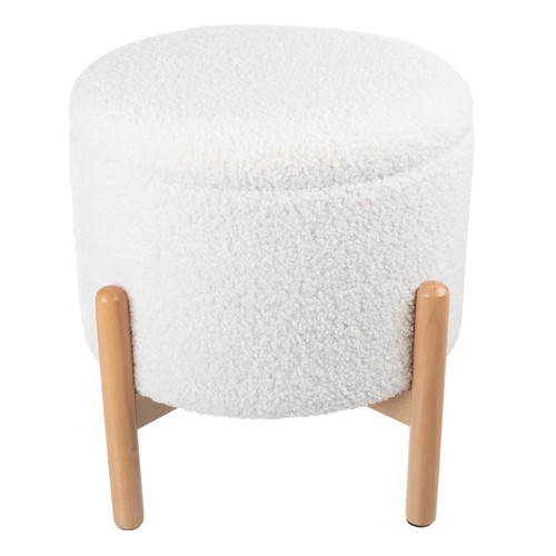 Storage ottoman round - storage,