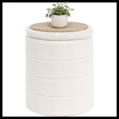 Cream white faux boucle - cream,