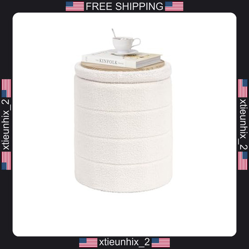 Round folding storage - round, ottoman