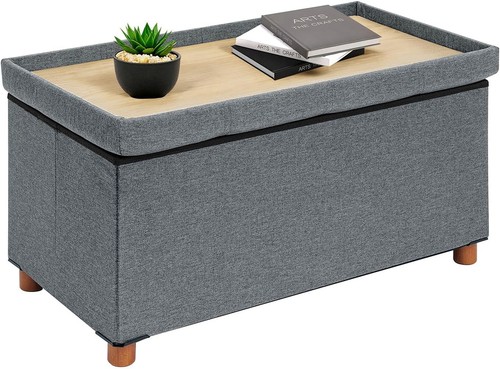 Bonlife storage ottoman with - storage,