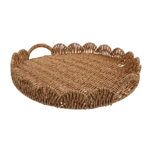 Woven coffee table ottoman - woven,